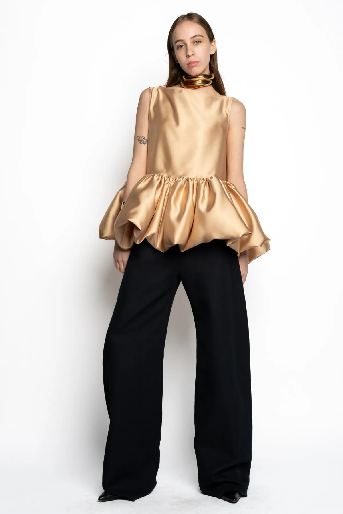 Women Marques ' Almeida SLEEVELESS PUFF HEM TOP
