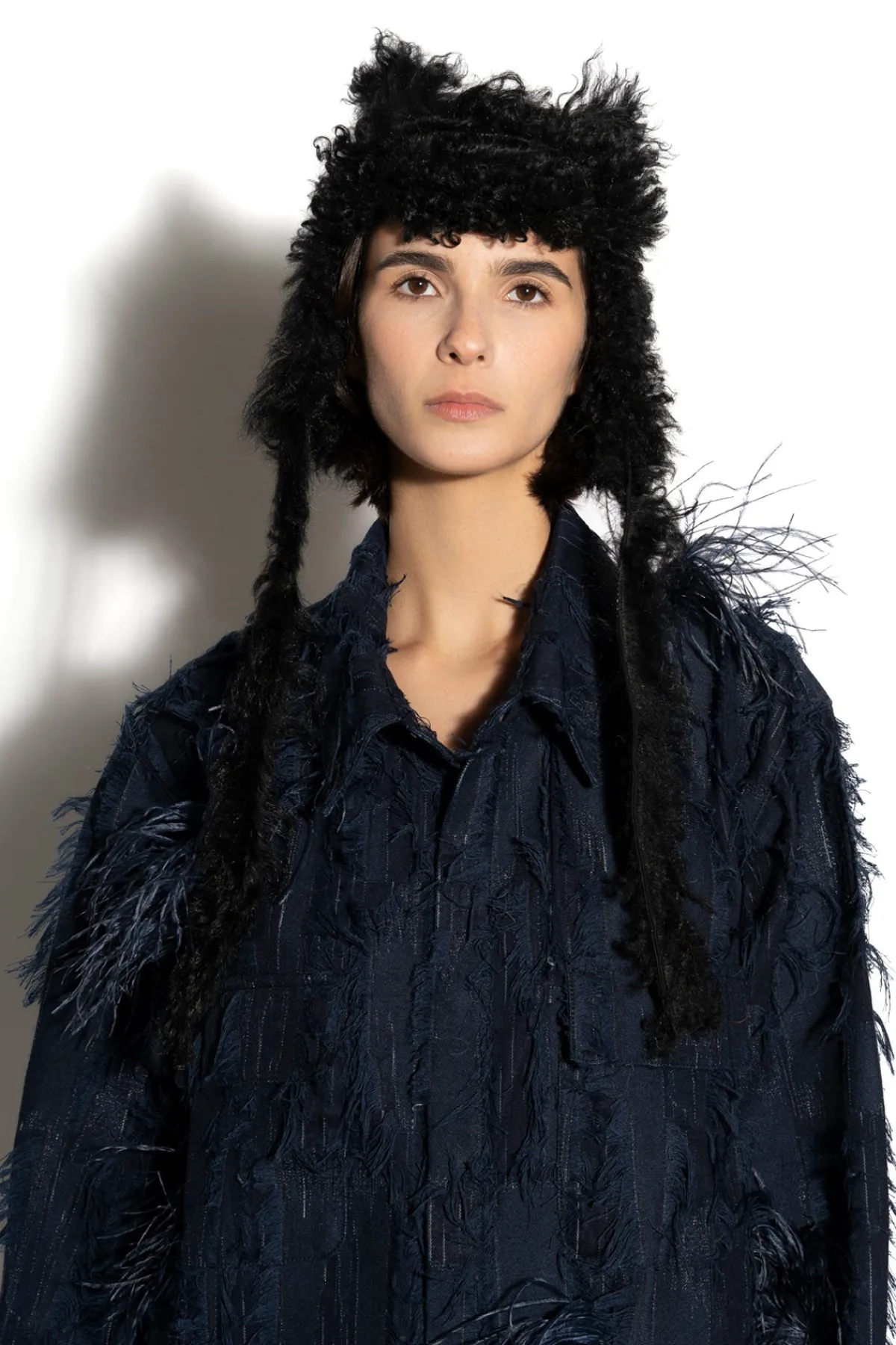 Marques ' Almeida LEATHER EAR COVER HAT