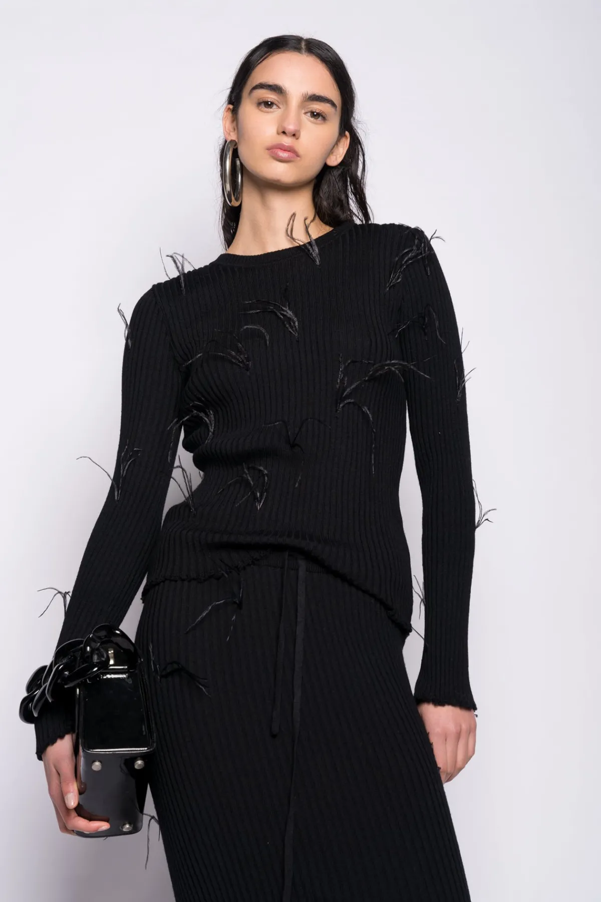 Women Marques ' Almeida MERINO CREW NECK TOP