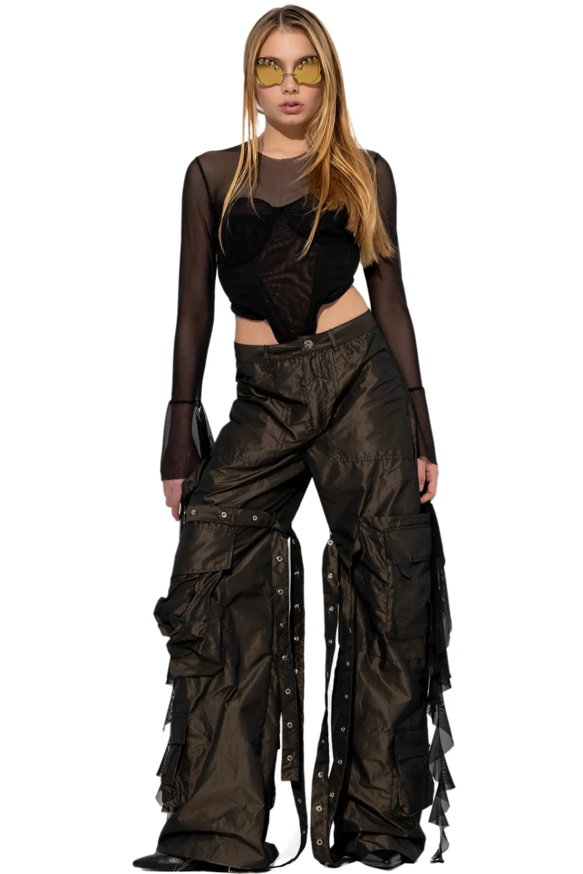 Women Marques ' Almeida MESH CORSET TOP
