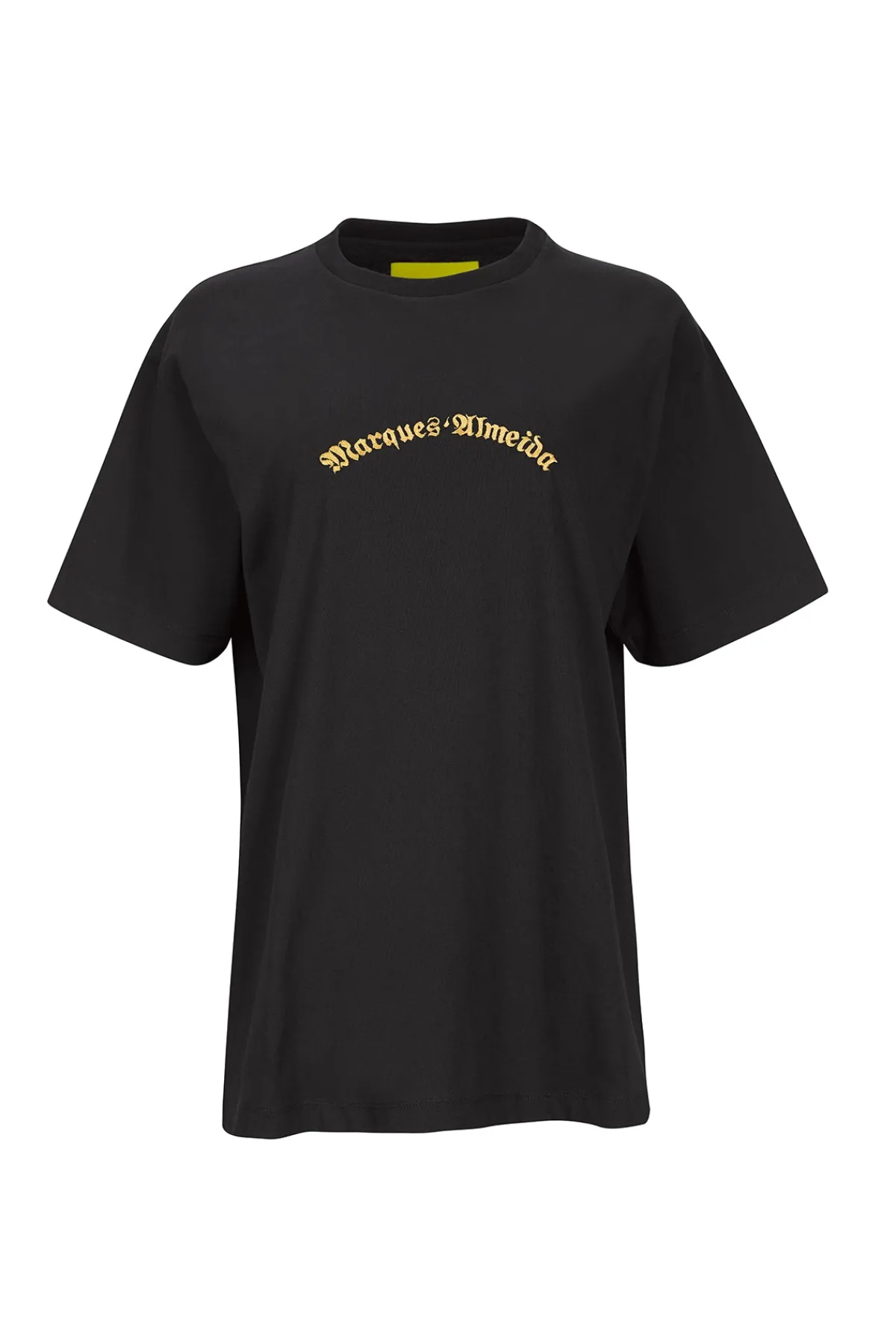 Women Marques ' Almeida OVERSIZED T-SHIRT WITH GOLD LOGO