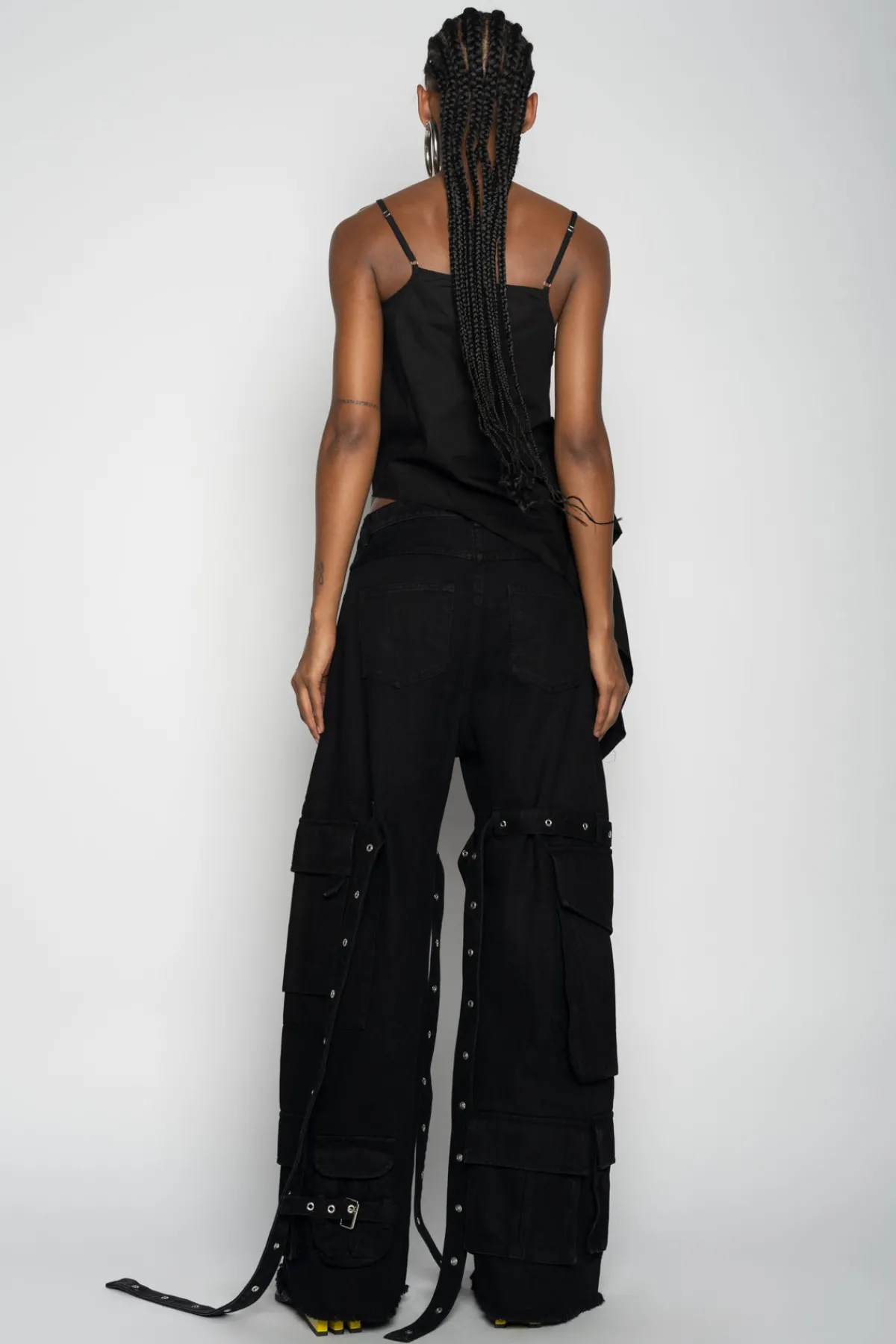 Women Marques ' Almeida STRAP TOP WITH SIDE DRAPE