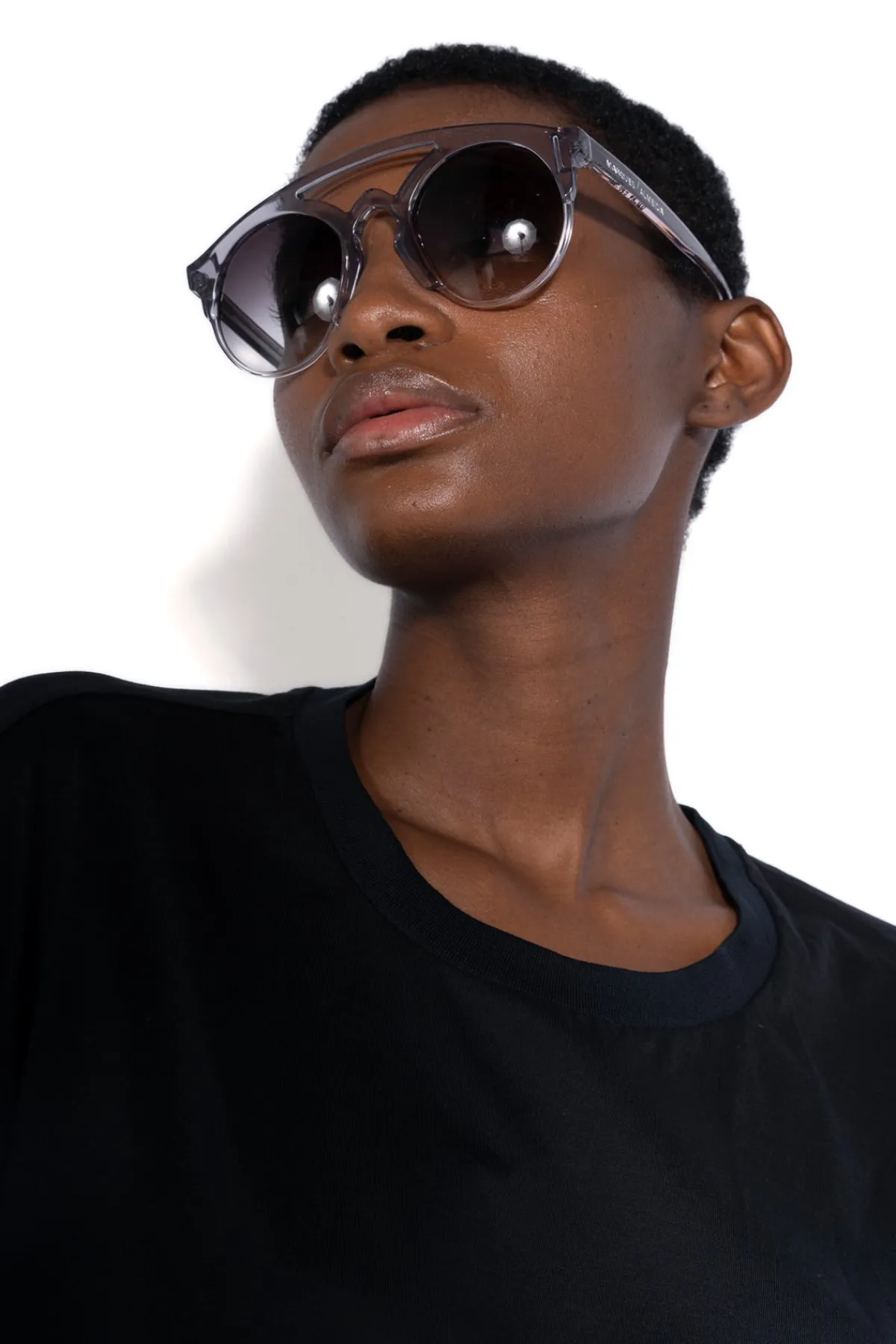 Marques ' Almeida BLACK BRIDGED SUNGLASSES
