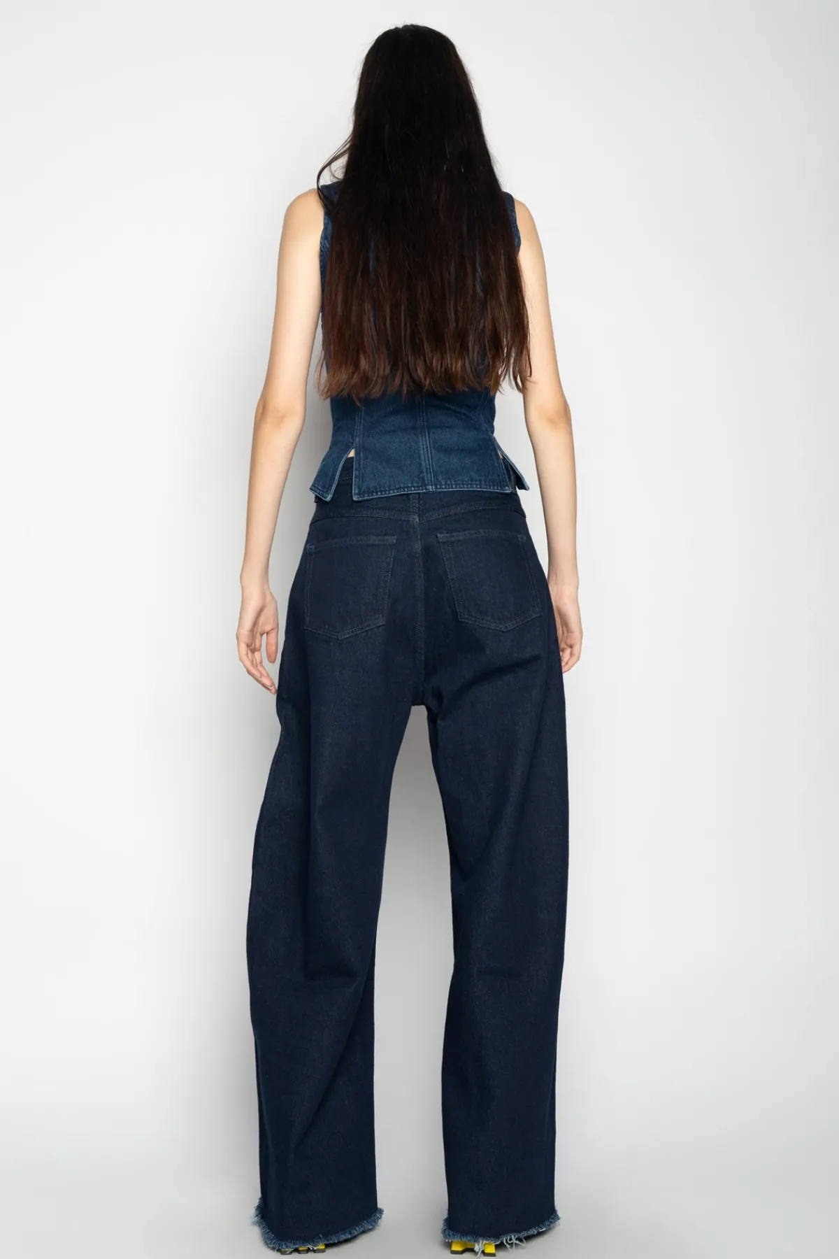 Women Marques ' Almeida DENIM CORSET IN BLUE