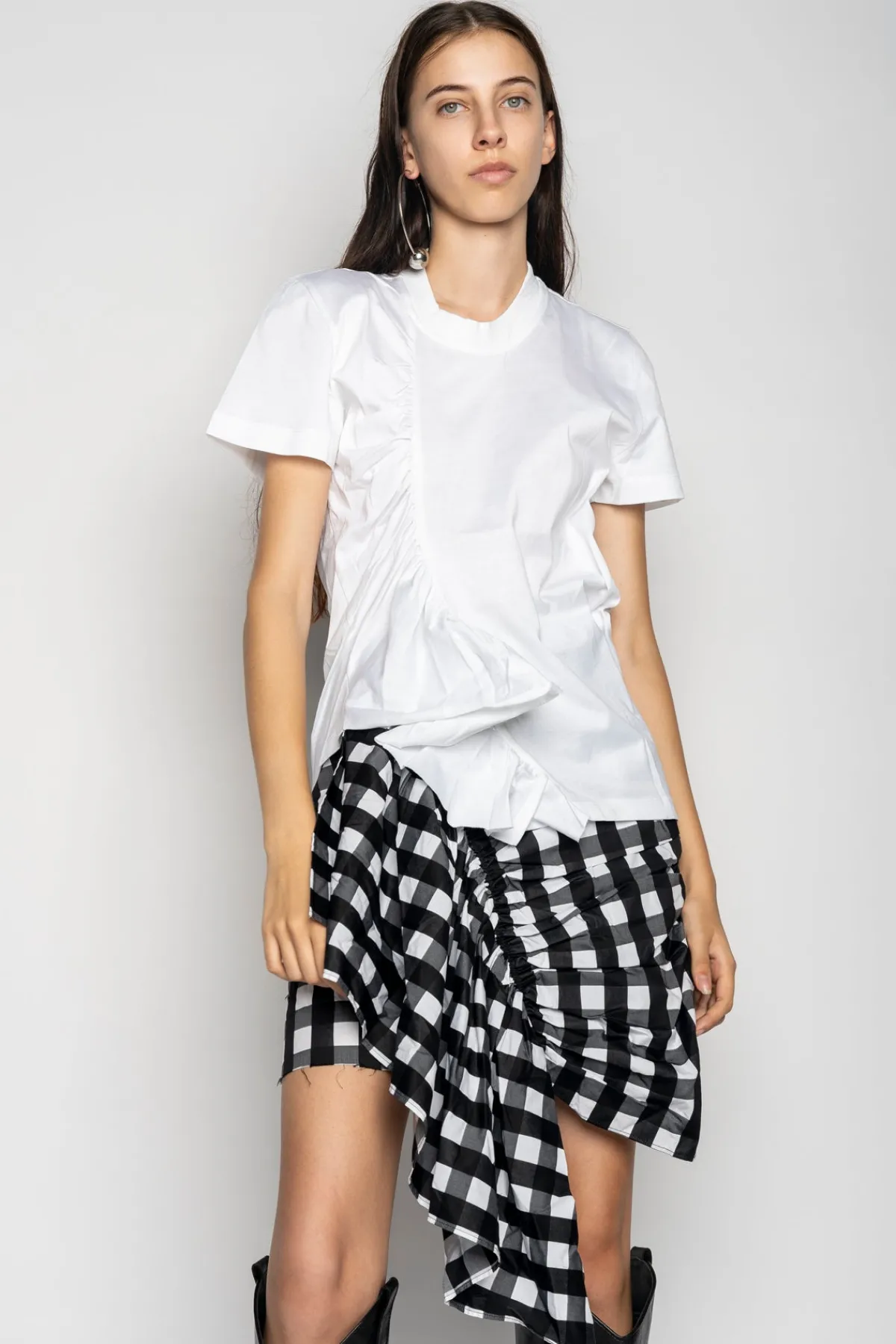 Women Marques ' Almeida GATHERED T-SHIRT IN