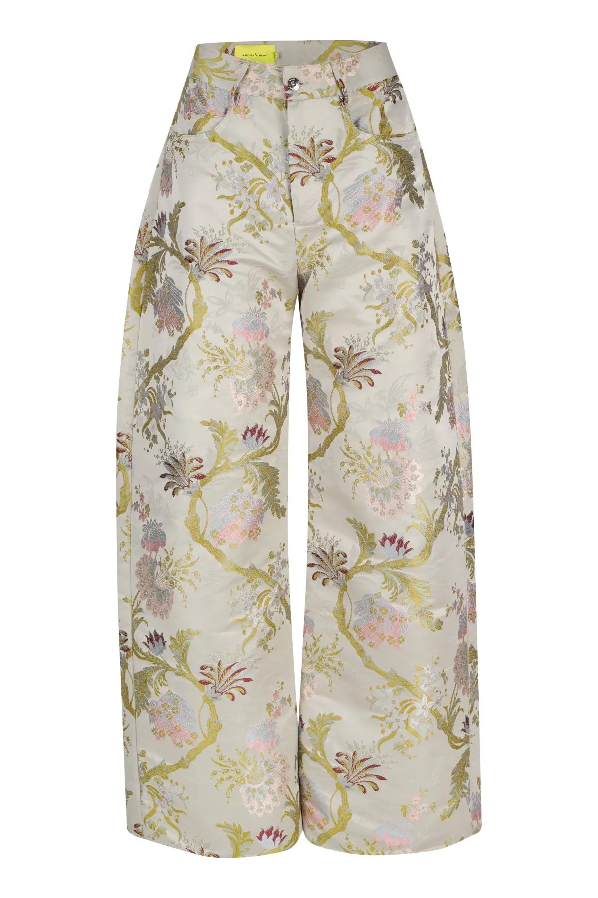Women Marques ' Almeida SATIN BROCADE BOYFRIEND TROUSERS