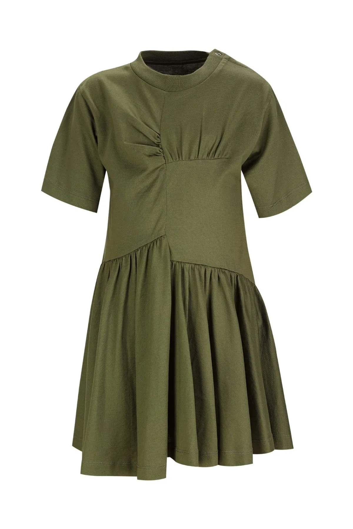 Kids Marques ' Almeida GATHERED JERSEY T-SHIRT DRESS