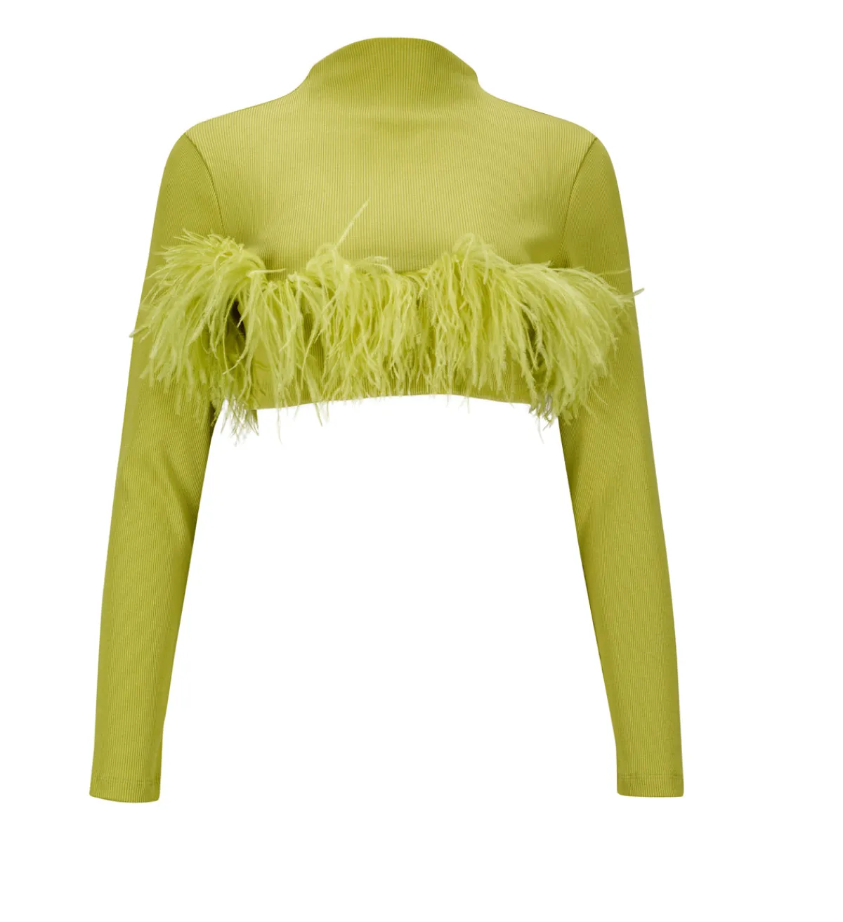 Women Marques ' Almeida CROPPED FEATHER TOP