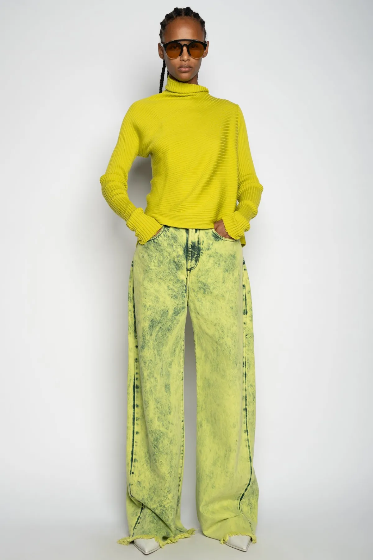 Women Marques ' Almeida MERINO DRAPED JUMPER