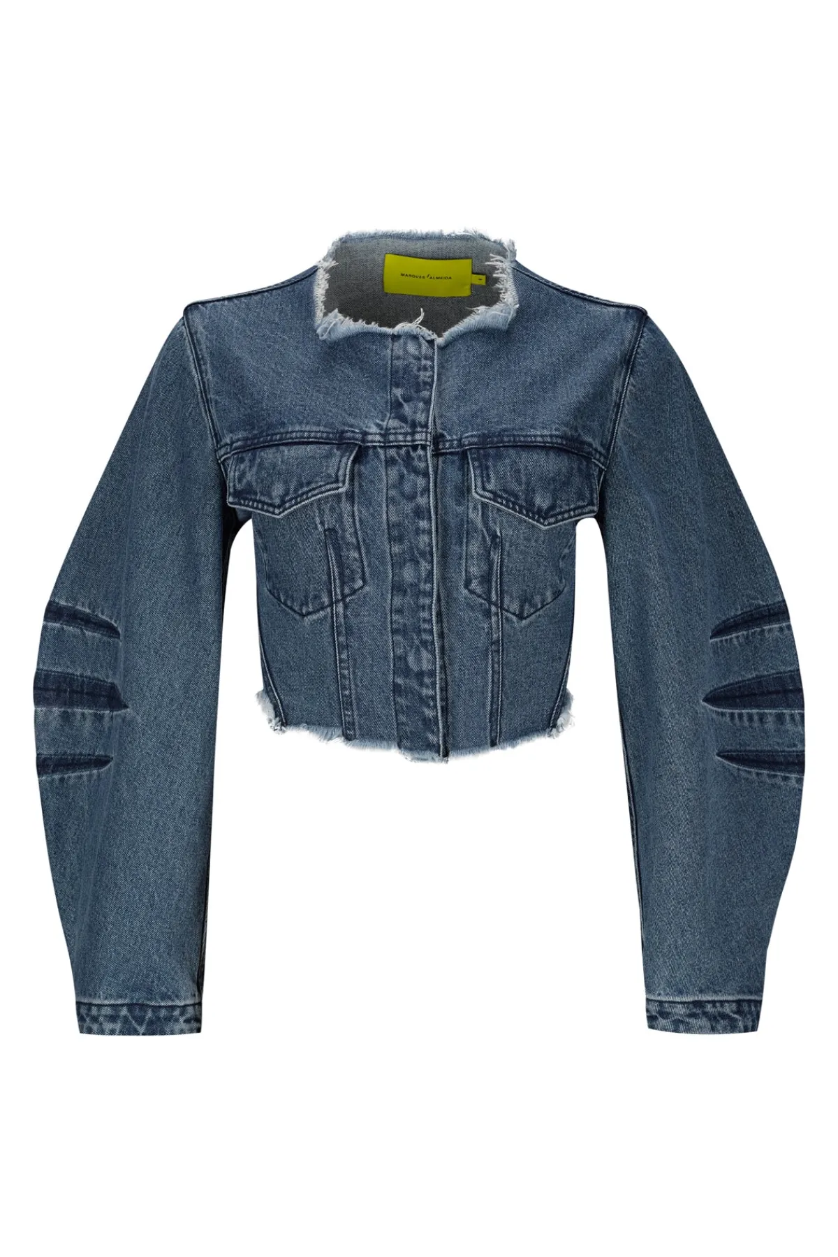 Women Marques ' Almeida MID ROUND SLEEVE CROPPED JACKET