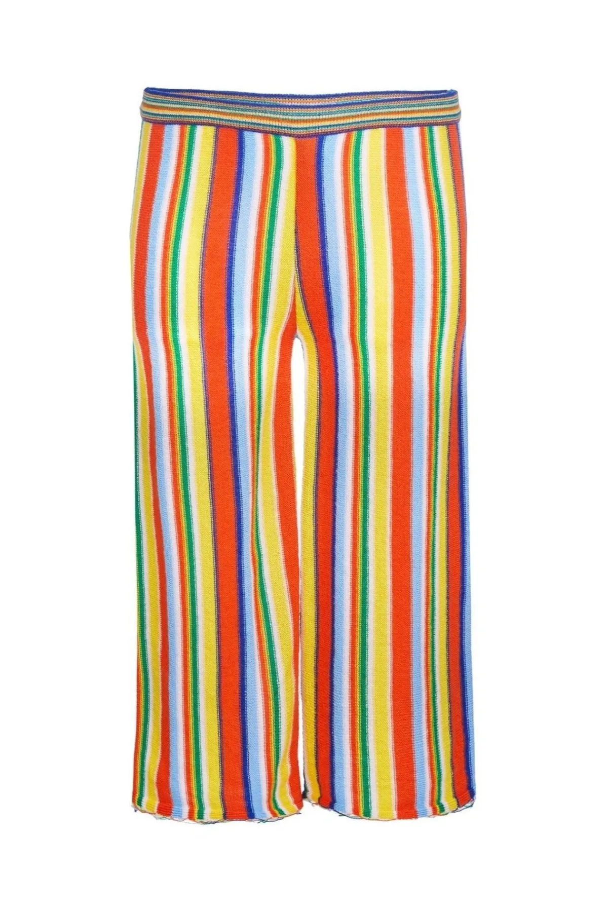 Kids Marques ' Almeida MULTI STRIPE KNIT TROUSERS