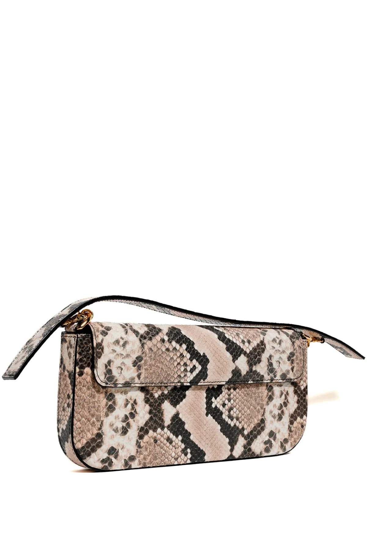 Marques ' Almeida NATURAL SNAKE PRINT CLUTCH BAG