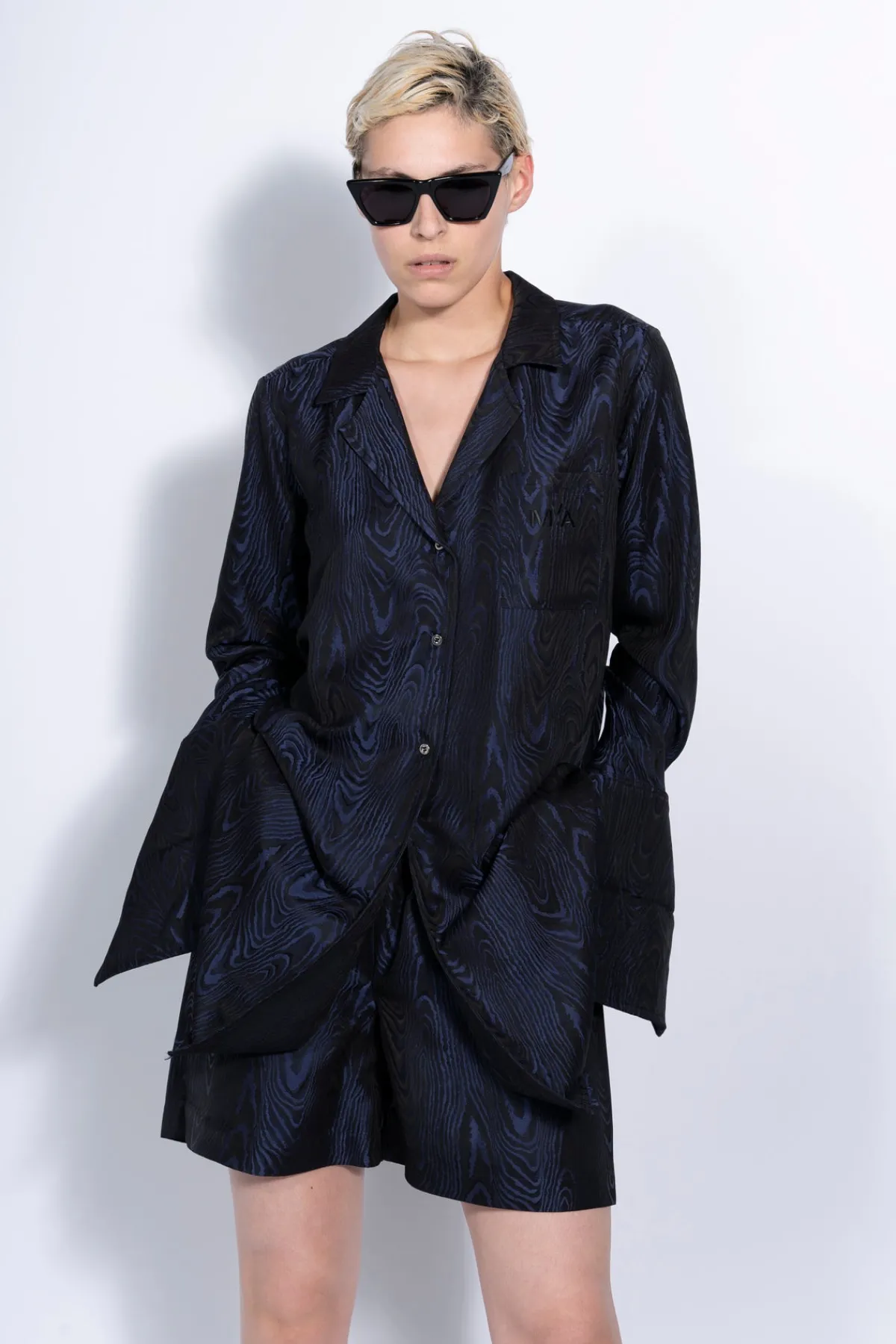 Women Marques ' Almeida EMBROIDERED PYJAMA SHIRT