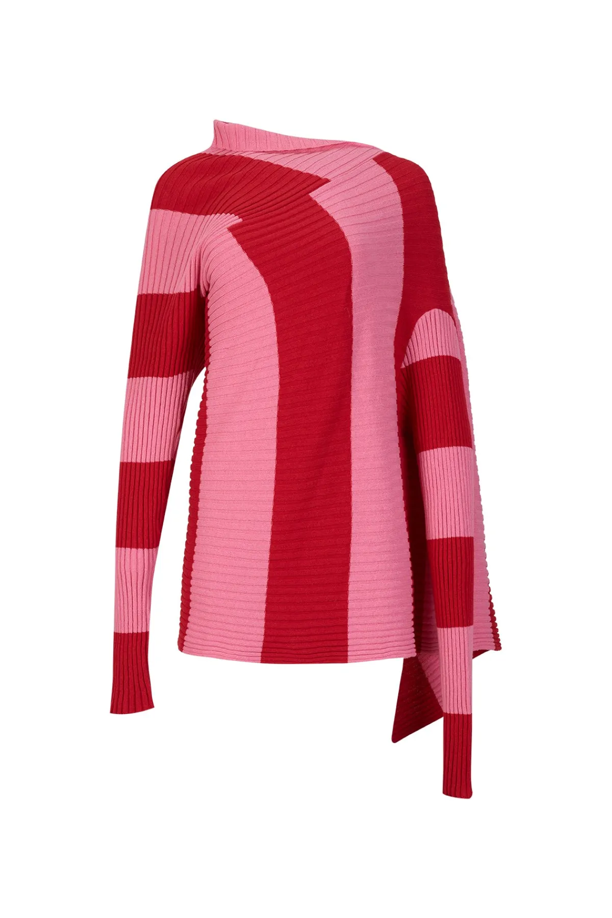 Women Marques ' Almeida PINK AND RED DRAPED JUMPER
