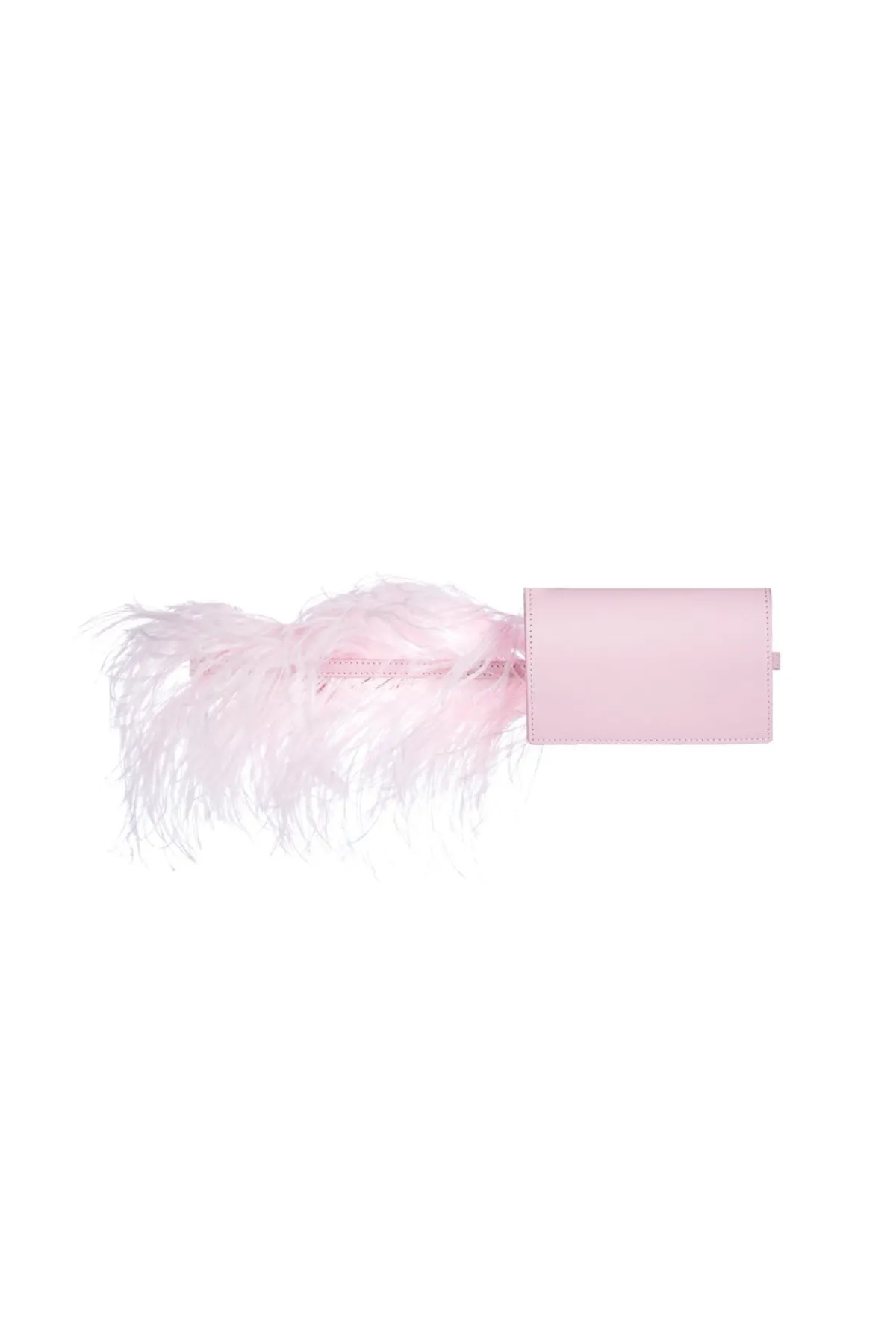 Marques ' Almeida PINK FEATHER BELT BAG