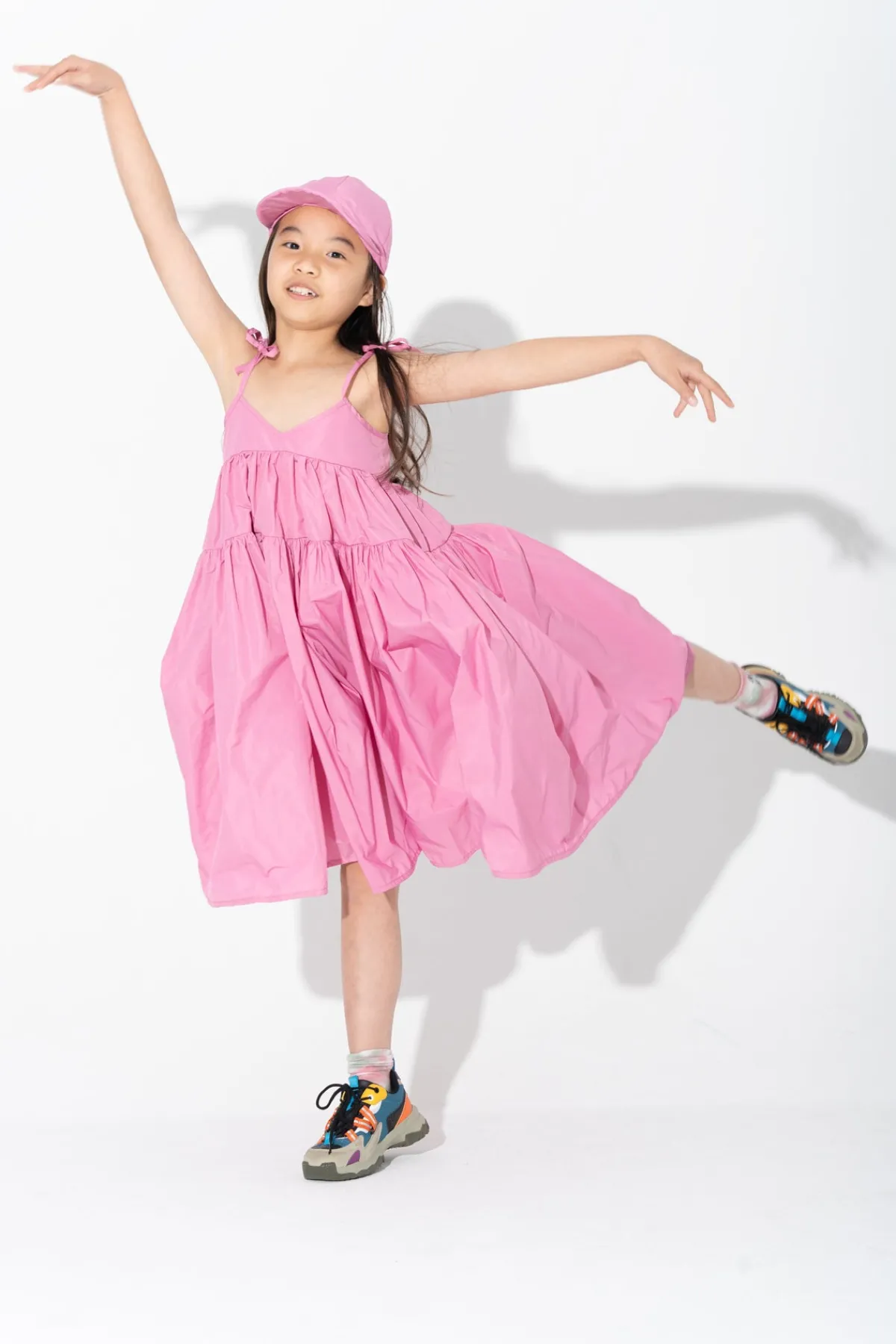 Kids Marques ' Almeida STRAPPY GATHERED DRESS