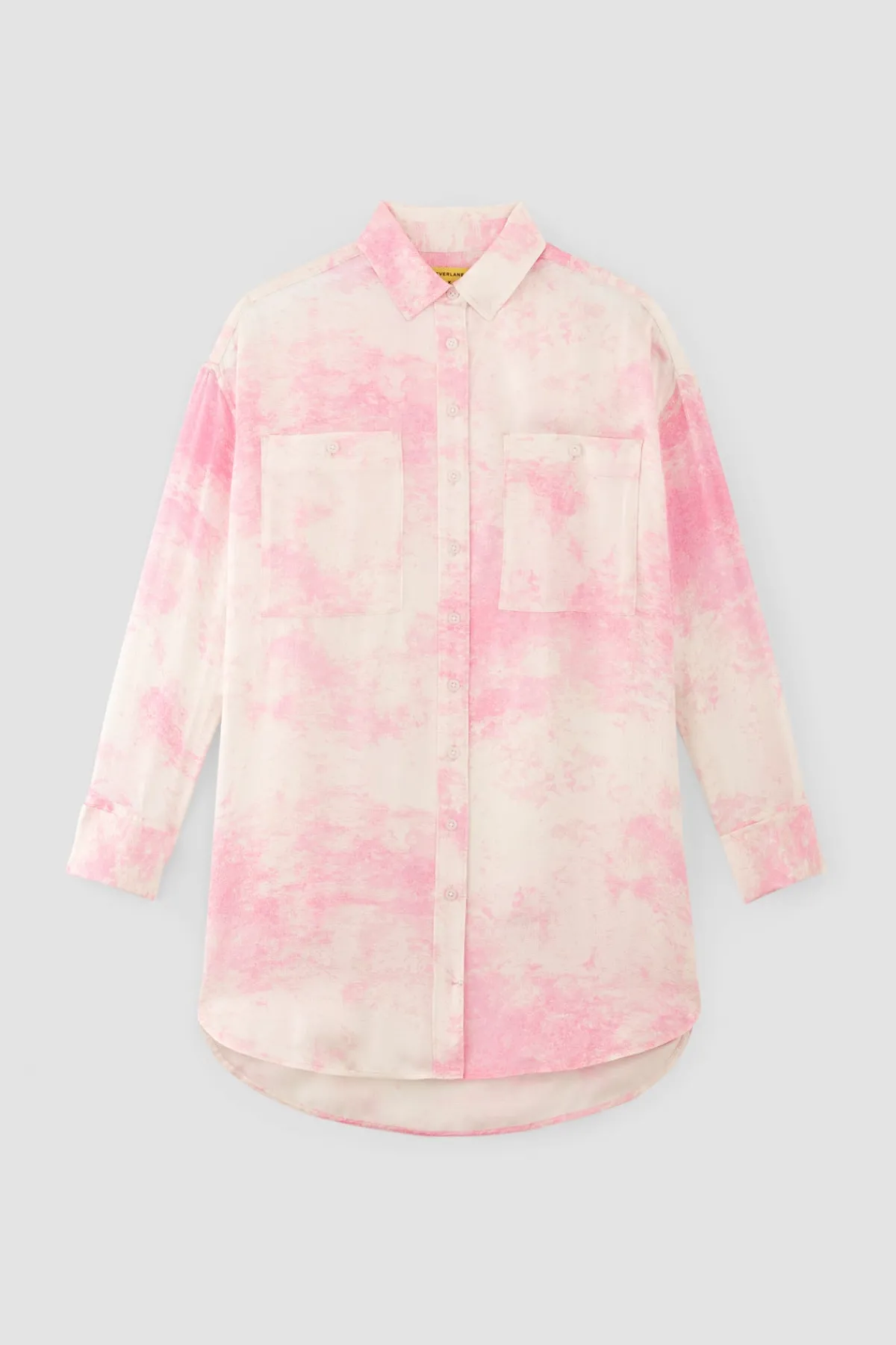 Women Marques ' Almeida PINK TIE-DYE SATIN SHIRT