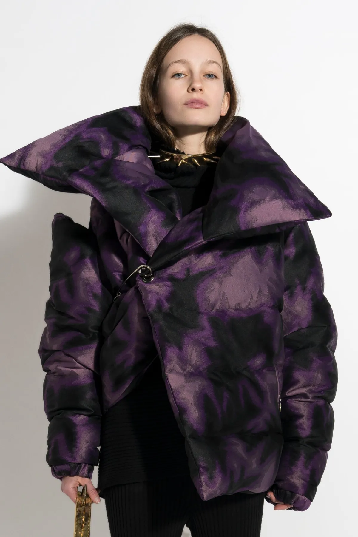 Women Marques ' Almeida PURPLE TIE DYE M'A PUFFER JACKET