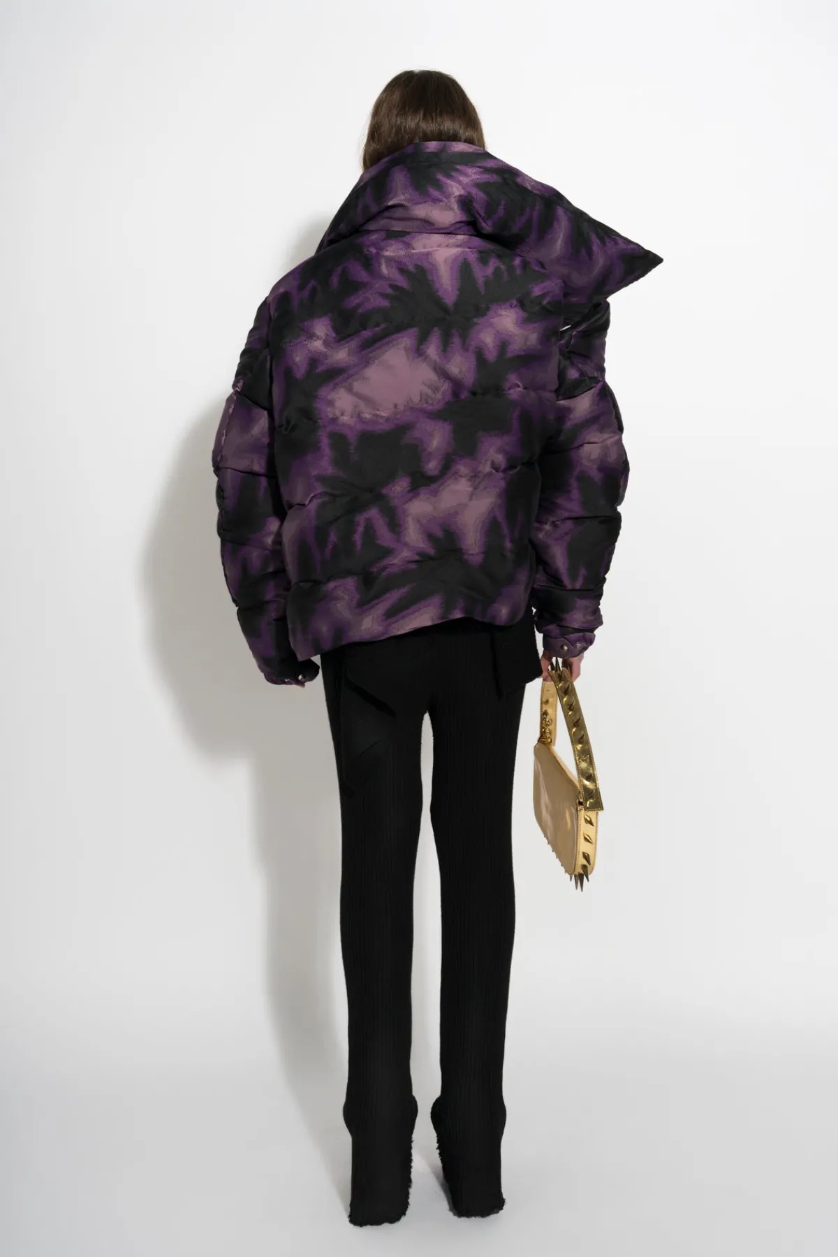 Women Marques ' Almeida PURPLE TIE DYE M'A PUFFER JACKET