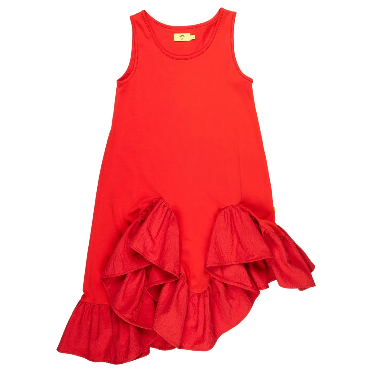 Kids Marques ' Almeida SLEEVELESS FLOUNCE DRESS