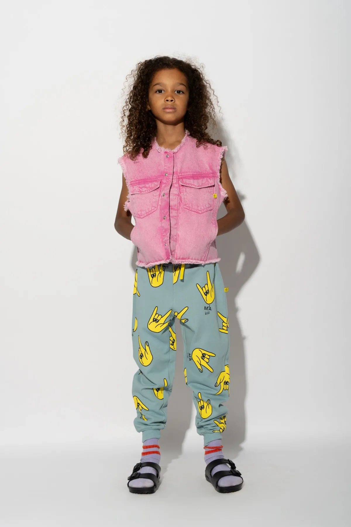 Kids Marques ' Almeida HANDS PRINT SWEATPANTS