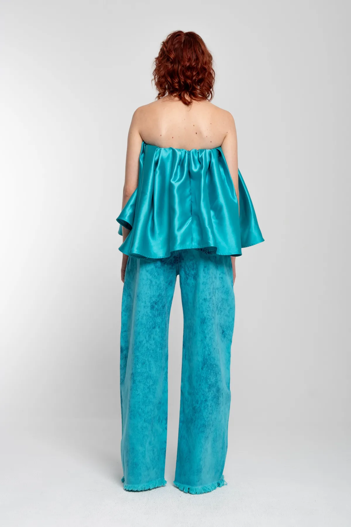 Women Marques ' Almeida PLEATED STRAPLESS TOP