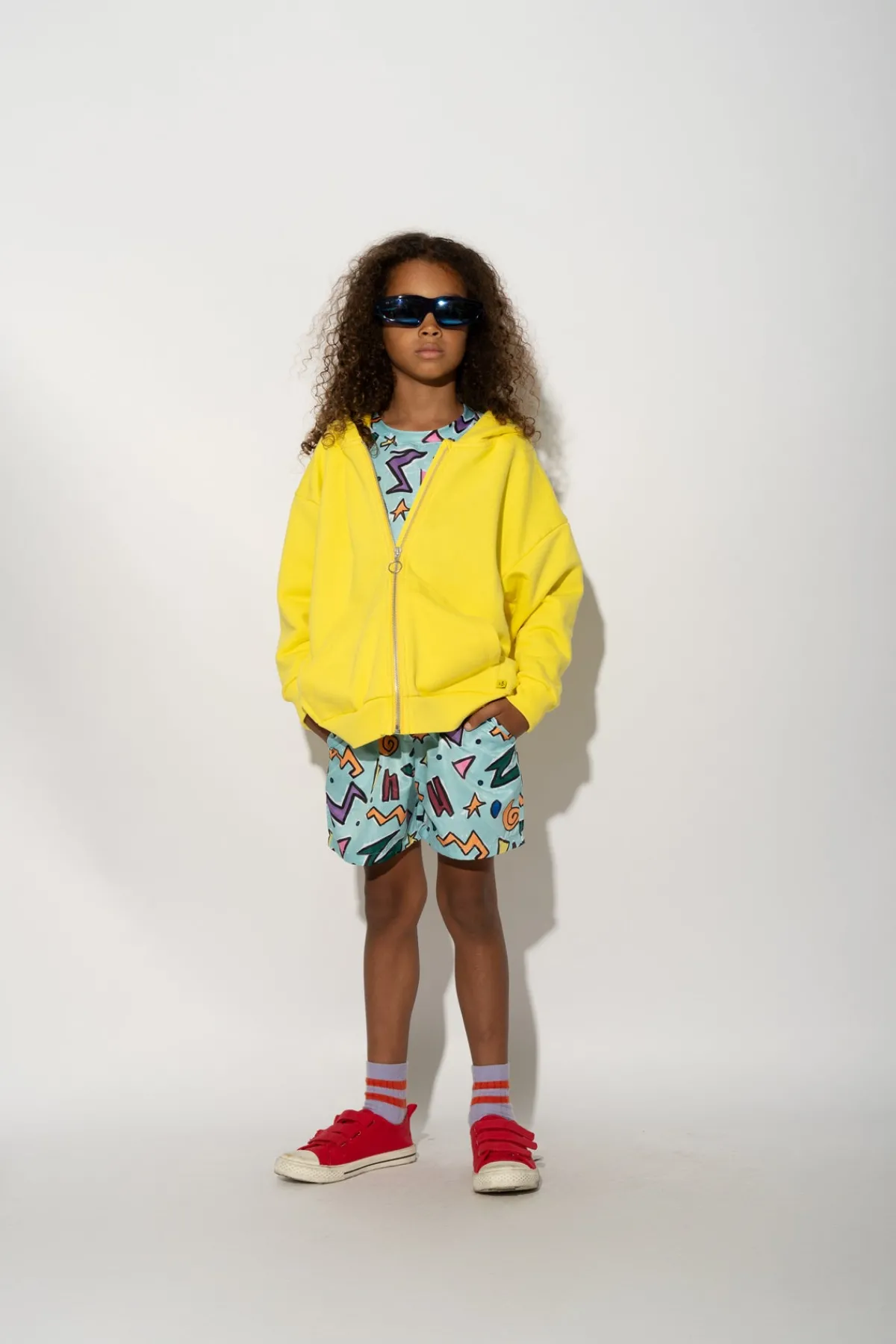 Kids Marques ' Almeida SQUIGGLE PRINT SWIM SHORT