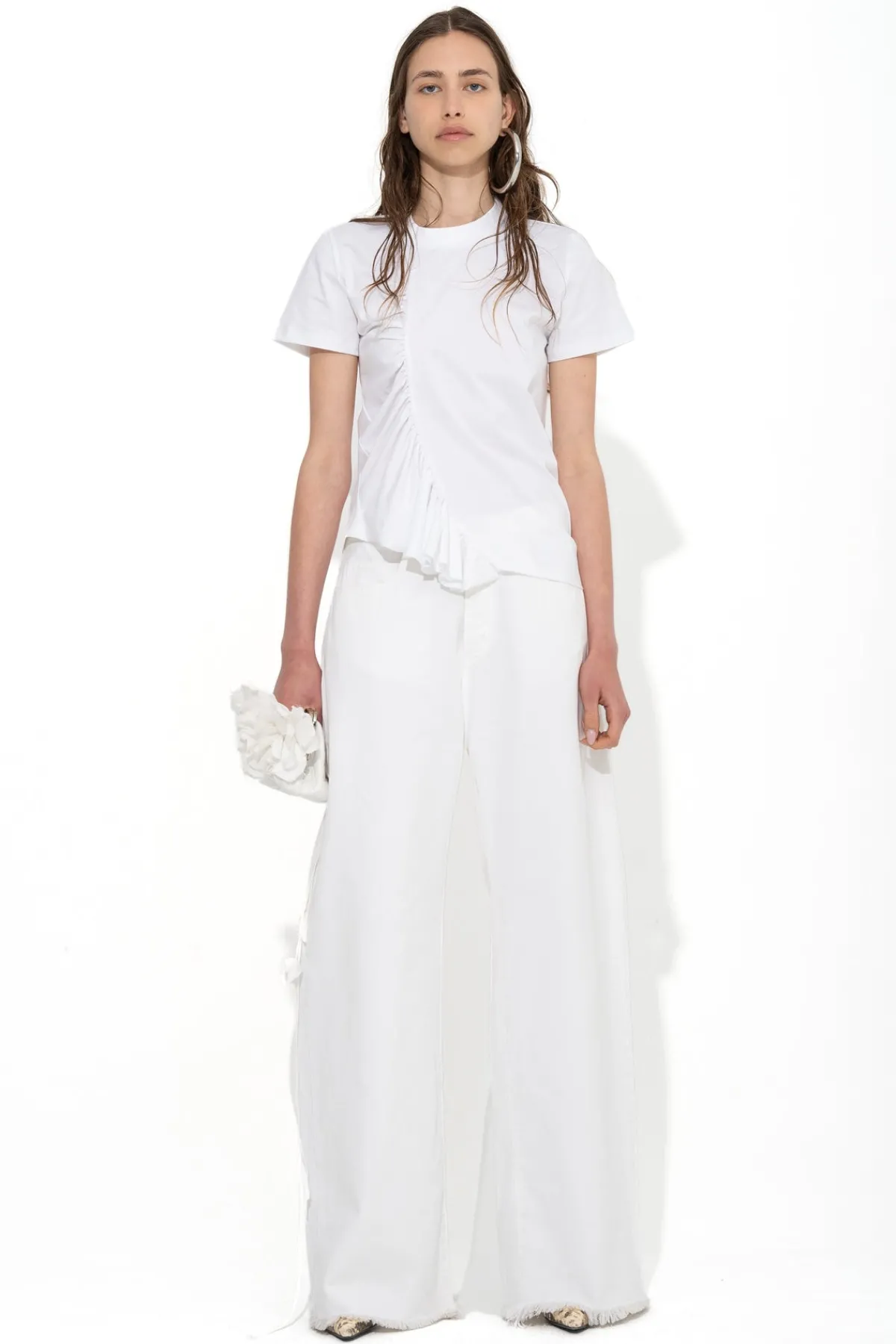 Women Marques ' Almeida GATHERED T-SHIRT