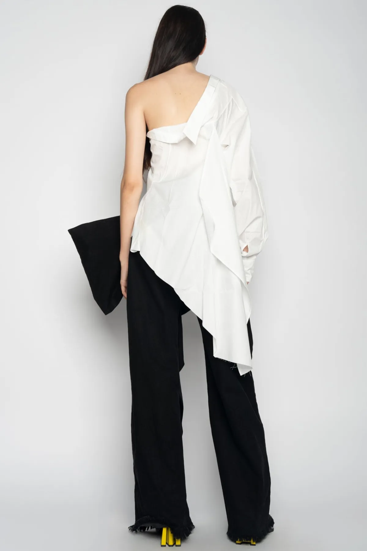 Women Marques ' Almeida ONE SHOULDER DRAPED SHIRT