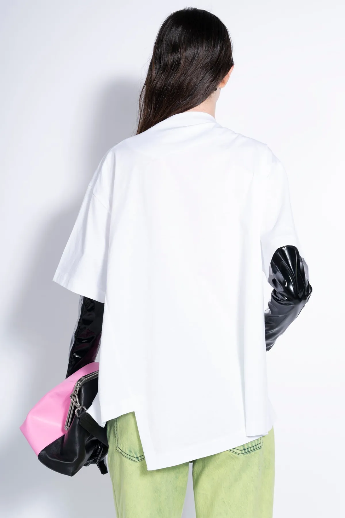 Women Marques ' Almeida OVERSIZED T-SHIRT WITH BIG EYELET