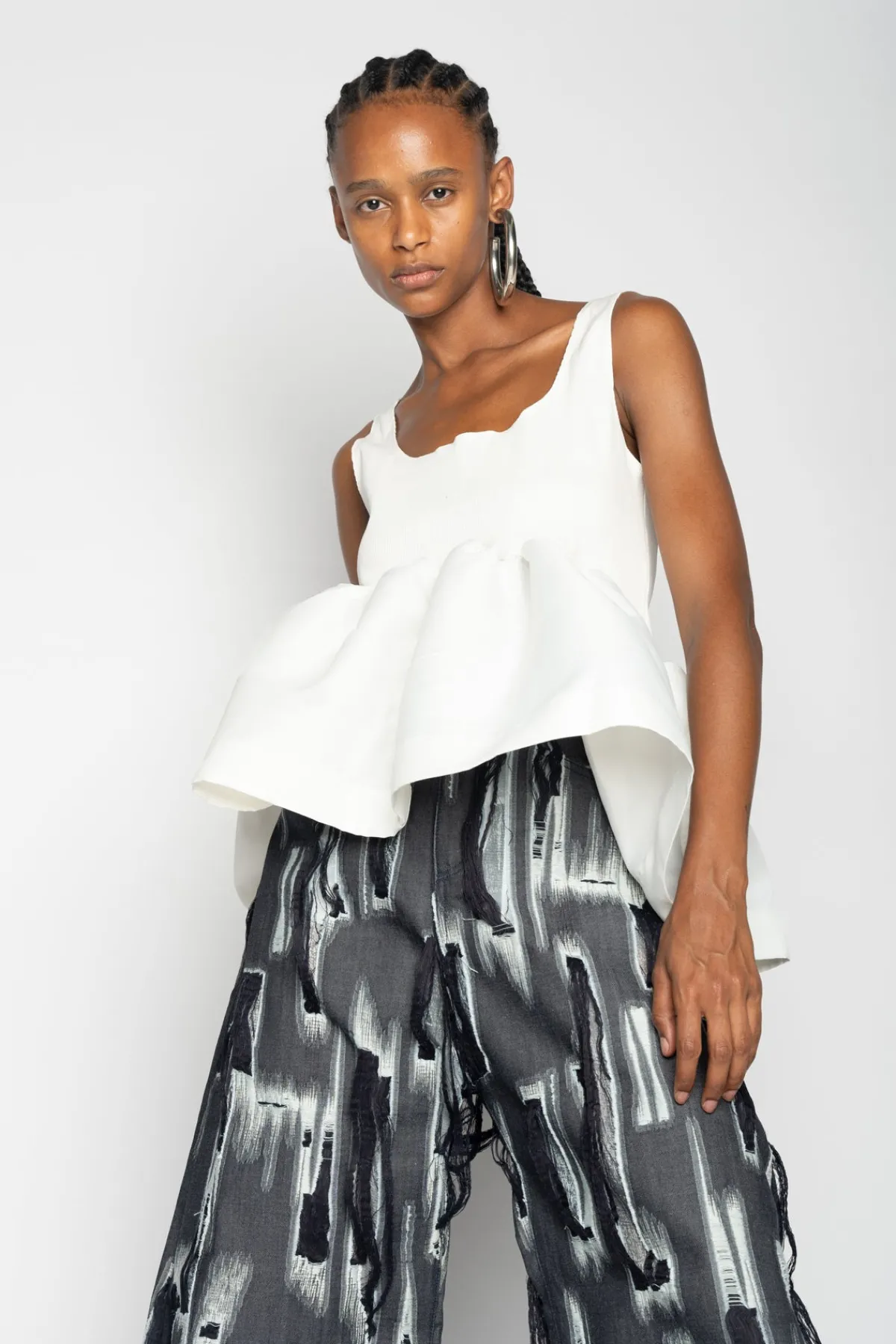 Women Marques ' Almeida SLEEVELESS PUFF HEM TOP