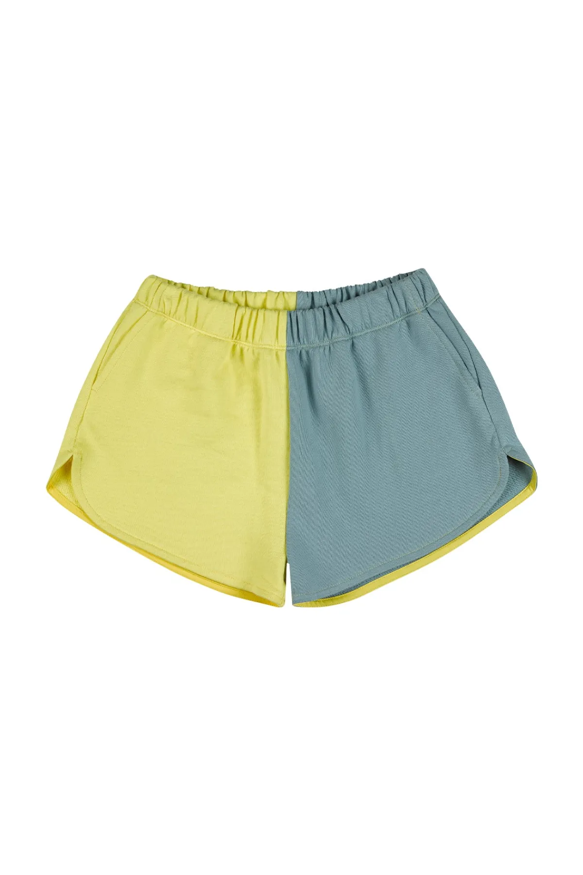 Kids Marques ' Almeida YELLOW AND TURQUOISE SHORTS
