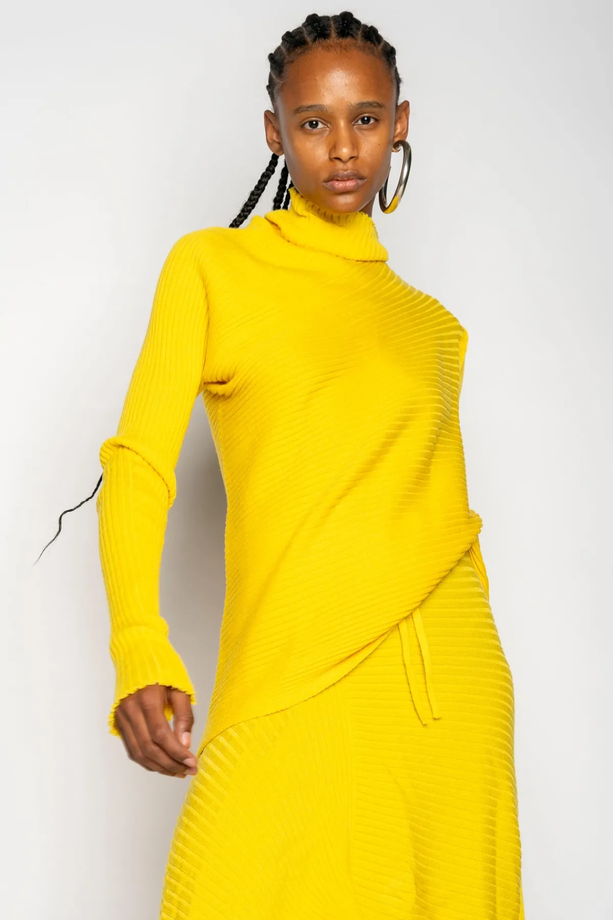 Women Marques ' Almeida DRAPED JUMPER IN MERINO KNIT
